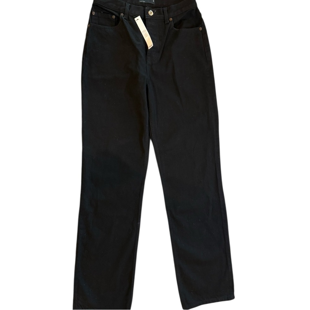 ASOS Women's Straight Leg Jeans in Black